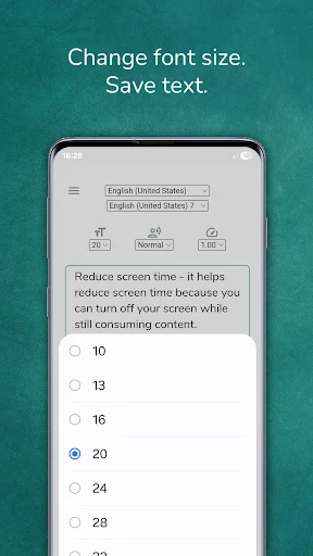Text Reader – Text to Voice ডাউনলোড করুন – সেরা ফ্রি স্পিচ অ্যাপ - Screenshot 4