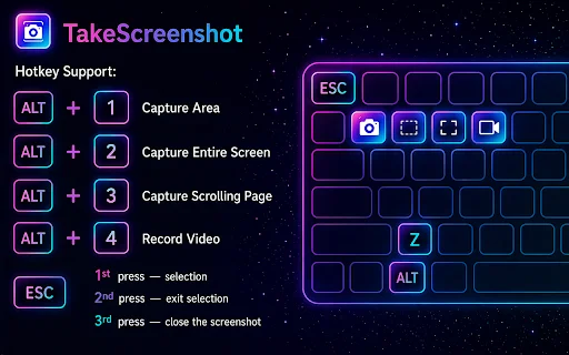 TakeScreenshot ডাউনলোড করুন – সেরা ফ্রি স্ক্রিন ক্যাপচার ও রেকর্ডার - Screenshot 2