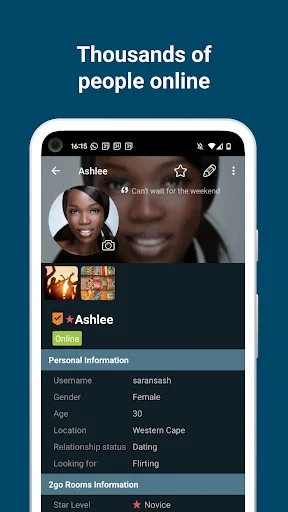 2go Chat ডাউনলোড করুন – নতুন বন্ধু ও চ্যাট রুমের জন্য সেরা অ্যাপ - Screenshot 14