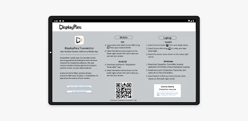 DisplayPass Receiver ডাউনলোড করুন – স্মার্ট টিভি স্ক্রিন শেয়ারিং - Screenshot 4