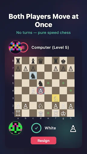 Realtime Chess ডাউনলোড করুন – অনলাইন PvP ও স্মার্ট AI সহ দ্রুত দাবা - Screenshot 7
