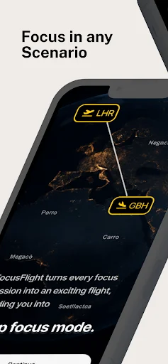 FocusFlight ডাউনলোড করুন – সেরা ফোকাস টাইমার এবং প্রোডাক্টিভিটি অ্যাপ - Screenshot 1