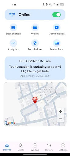 V Way Taxi Driver App ডাউনলোড করুন – দ্রুত আয় করুন এবং কাজ করুন - Screenshot 1