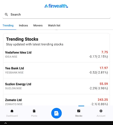 Finwealth ডাউনলোড করুন – ৬০ শব্দে লেটেস্ট স্টক ও ফিন্যান্স নিউজ - Screenshot 15