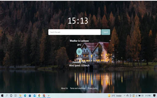 Weather New Tab ডাউনলোড করুন – লাইভ আবহাওয়া ও সুন্দর ব্যাকগ্রাউন্ড - Screenshot 2