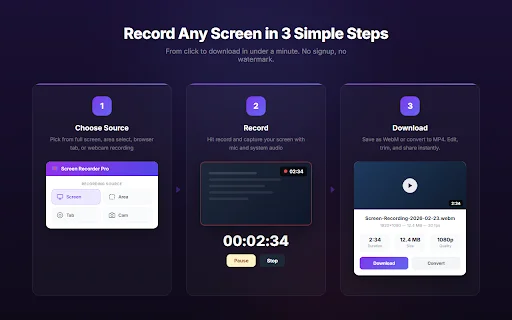 Screen Recorder Pro: Best Free Chrome Screen Capture Tool - Screenshot 5