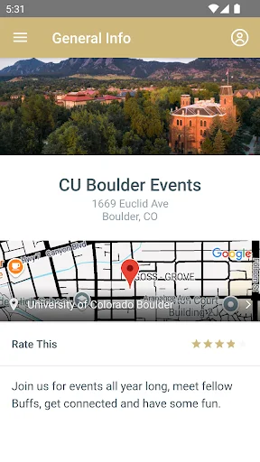 CU Boulder Life অ্যাপ ডাউনলোড করুন – কলোরাডো বিশ্ববিদ্যালয়ের জন্য সেরা গাইড - Screenshot 2
