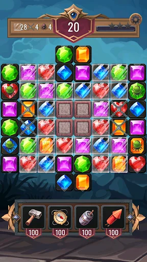 Diamond Dungeon Match 3 Games ডাউনলোড করুন – সেরা পাজল গেম - Screenshot 1