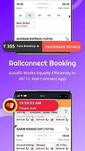 Quick Tat Kal অ্যাপ ডাউনলোড করুন – দ্রুত IRCTC ট্রেন টিকিট বুকিং - Screenshot 6