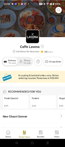 Caffe Lavena ডাউনলোড করুন – সহজে অর্ডার ও এক্সক্লুসিভ রিওয়ার্ড পান - Screenshot 2