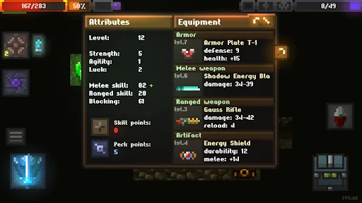 Caves (Roguelike) ডাউনলোড করুন – সেরা টার্ন-বেসড আরপিজি গেম - Screenshot 6