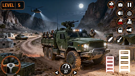 Army Cargo Truck Game 2026 ডাউনলোড করুন – সেরা আর্মি সিমুলেশন গেম - Screenshot 2