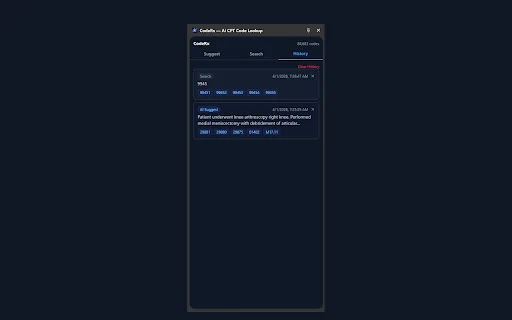 CodeRx ডাউনলোড করুন: এআই-চালিত মেডিকেল কোডিং এবং সিপিটি লুকআপ টুল - Screenshot 3