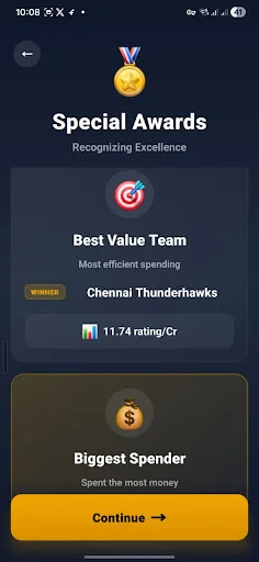Cricket Auction: Team Builder ডাউনলোড করুন – সেরা ক্রিকেট অকশন গেম - Screenshot 7