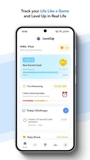 LevelUp ডাউনলোড করুন – আপনার জীবনকে গেমের মতো উন্নত করুন - Screenshot 2
