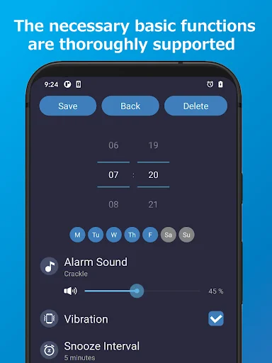 Simple Alarm ডাউনলোড করুন – সেরা সহজ ও নির্ভরযোগ্য অ্যালার্ম ঘড়ি - Screenshot 2