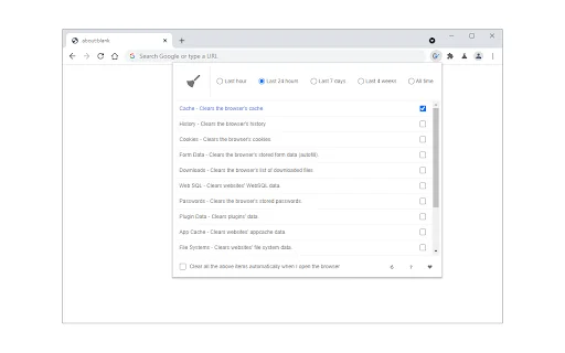 Cache Cleaner ডাউনলোড করুন – ব্রাউজার ডেটা দ্রুত পরিষ্কার করুন - Screenshot 1