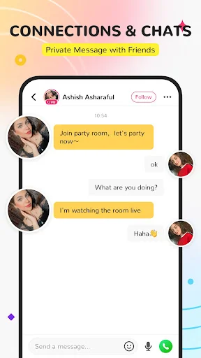 Honey Jar Lite ডাউনলোড করুন – গ্রুপ ভয়েস চ্যাট ও সোশ্যাল নেটওয়ার্ক - Screenshot 2