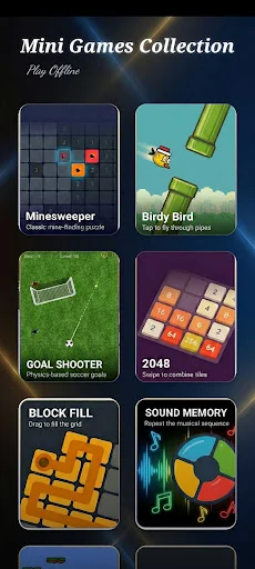 Mini Arcade Games Play Offline ডাউনলোড করুন – সেরা ফ্রি গেম - Screenshot 1