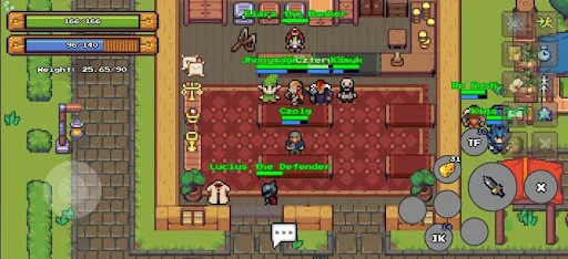 Definya: 2D MMORPG ডাউনলোড করুন – সেরা পিক্সেল আরপিজি গেম - Screenshot 1