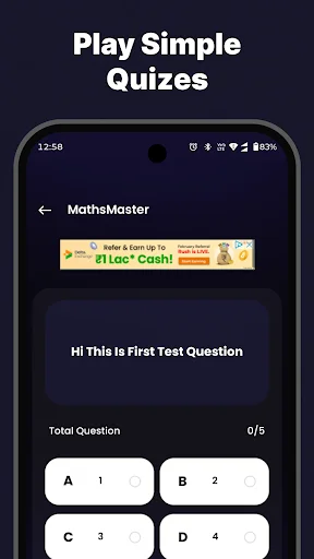 Quiz Money – Tournament ডাউনলোড করুন – গণিত ও কুইজ খেলে পুরস্কার জিতুন - Screenshot 1
