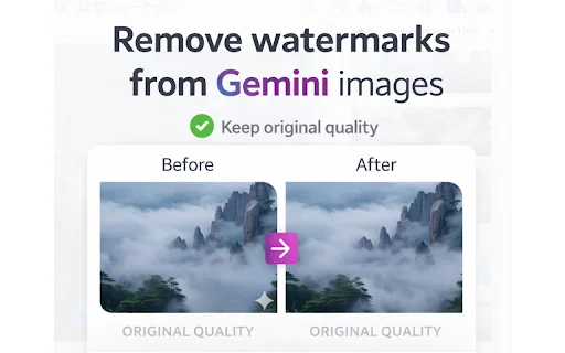 Gemini AI Image Downloader ডাউনলোড করুন – ওয়াটারমার্ক ছাড়া ছবি - Screenshot 1