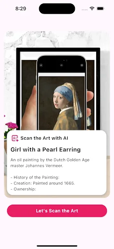 Art Scanner with AI ডাউনলোড করুন – শিল্পকর্ম শনাক্ত করুন সহজে - Screenshot 1