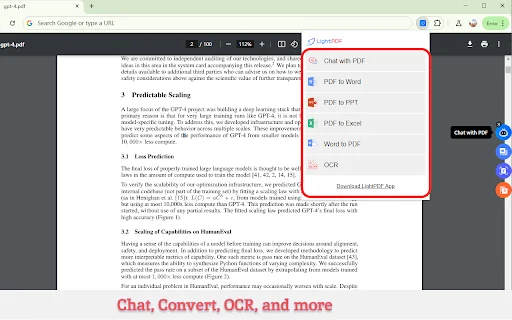LightPDF ডাউনলোড করুন – সেরা AI PDF চ্যাট ও এডিটর টুল - Screenshot 5