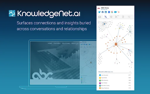 KnowledgeNet.ai Extension ডাউনলোড করুন – স্মার্ট সেলস টুল - Screenshot 1