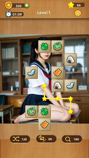 Sexy Shisen Sho Girls: Mahjong ডাউনলোড করুন – সেরা পাজল গেম - Screenshot 2