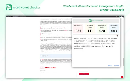 Word Counter ডাউনলোড করুন – সেরা ফ্রি ওয়ার্ড ও ক্যারেক্টার কাউন্টার - Screenshot 1