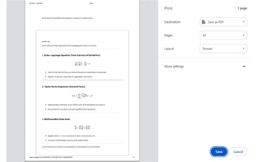 QuickPrint GPT ডাউনলোড করুন – ChatGPT ও AI চ্যাট প্রিন্ট করুন - Screenshot 4