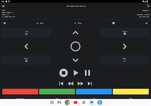 Unofficial Oppo UDP-20X Remote ডাউনলোড করুন – ব্লু-রে কন্ট্রোলার - Screenshot 8