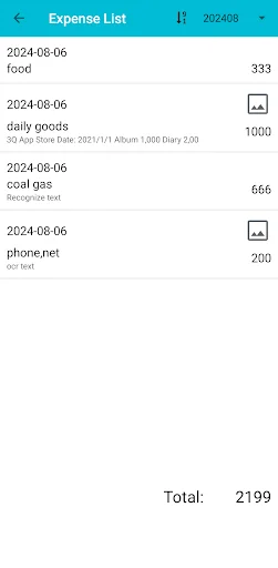 3Q Money Note ডাউনলোড করুন – সেরা ব্যক্তিগত খরচ ট্র্যাকার - Screenshot 5