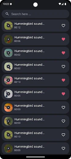 Hummingbird Sounds ডাউনলোড করুন – সেরা বার্ড রিংটোন ও সাউন্ড ক্লিপ - Screenshot 4