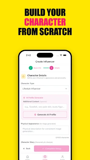 AI Influencer Generator ডাউনলোড করুন – সেরা AI ভিডিও মেকার - Screenshot 3