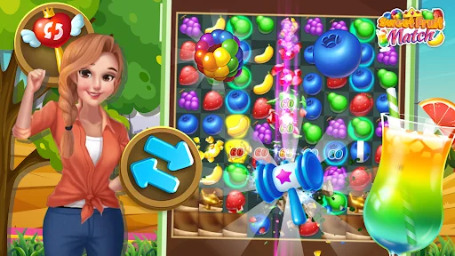Sweet Fruit Match Puzzle Blast ডাউনলোড করুন – সেরা ফ্রুট পাজল গেম - Screenshot 7