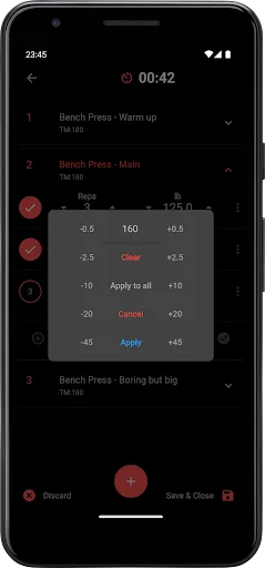 Lift4Fit Gym Workout Tracker ডাউনলোড করুন – সেরা জিম লগ অ্যাপ - Screenshot 10