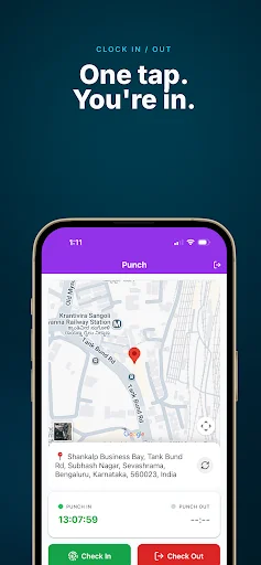 SmartOffice lite ডাউনলোড করুন – সেরা টাইম ও অ্যাটেনডেন্স অ্যাপ - Screenshot 3