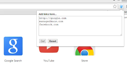 Open Links in Tabs ডাউনলোড করুন – একসঙ্গে একাধিক লিঙ্ক খুলুন - Screenshot 1