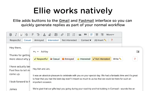 Ellie AI Email Assistant ডাউনলোড করুন – আপনার স্টাইলে রিপ্লাই - Screenshot 5