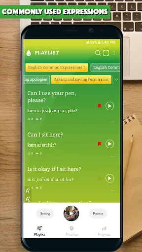 English Sentence Master ডাউনলোড করুন – ইংরেজি শেখার সেরা অ্যাপ - Screenshot 2