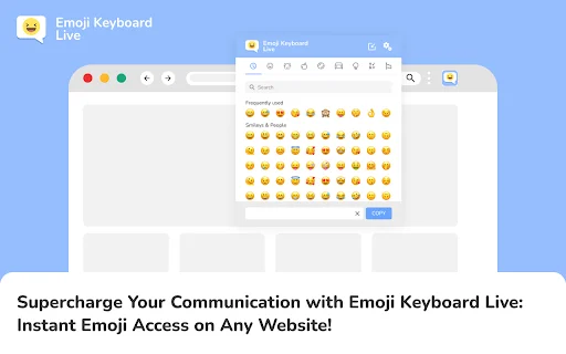 Emoji Keyboard Live ডাউনলোড করুন – সেরা ইমোজি এক্সটেনশন - Screenshot 1