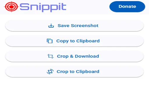 Snippit ডাউনলোড করুন – ব্রাউজারে সহজ স্ক্রিনশট ক্যাপচার টুল - Screenshot 1