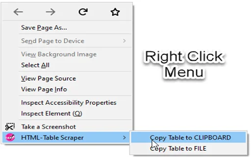 HTML-Table Scraper ডাউনলোড করুন – সহজে টেবিল কপি করুন - Screenshot 2