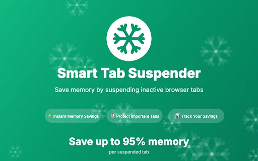Smart Tab Suspender ডাউনলোড করুন – RAM বাঁচান ও Chrome গতিশীল করুন - Screenshot 2