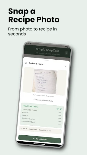Soap Calculator – SoapCalc ডাউনলোড করুন – সেরা লাই ক্যালকুলেটর - Screenshot 2