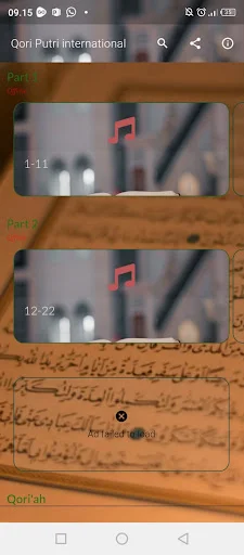 Qoriah Putri Internasional ডাউনলোড করুন – সেরা কোরআন তেলাওয়াত - Screenshot 19