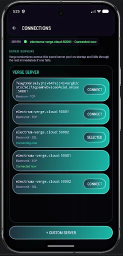 Verge XVR Wallet ডাউনলোড করুন – নিরাপদ এবং প্রাইভেট ক্রিপ্টো ওয়ালেট - Screenshot 5
