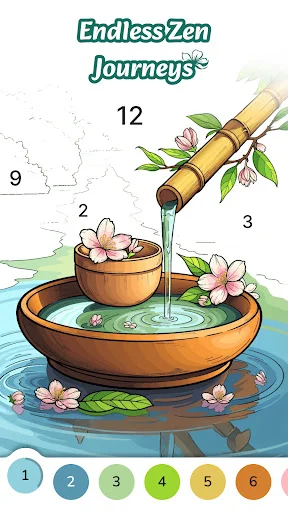 Color Flow – Color by Number ডাউনলোড করুন | সেরা রিল্যাক্সিং গেম - Screenshot 1